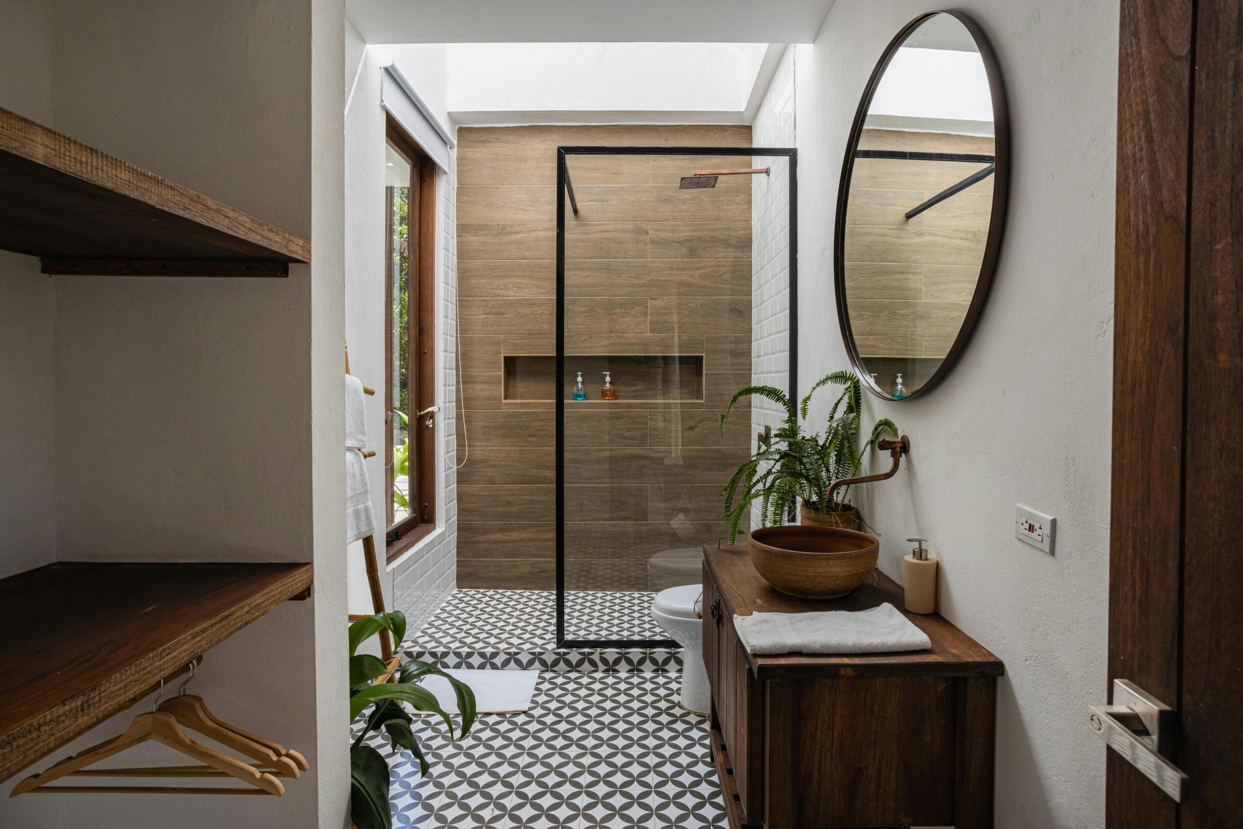 Tub-to-Shower Conversion Small Bathroom